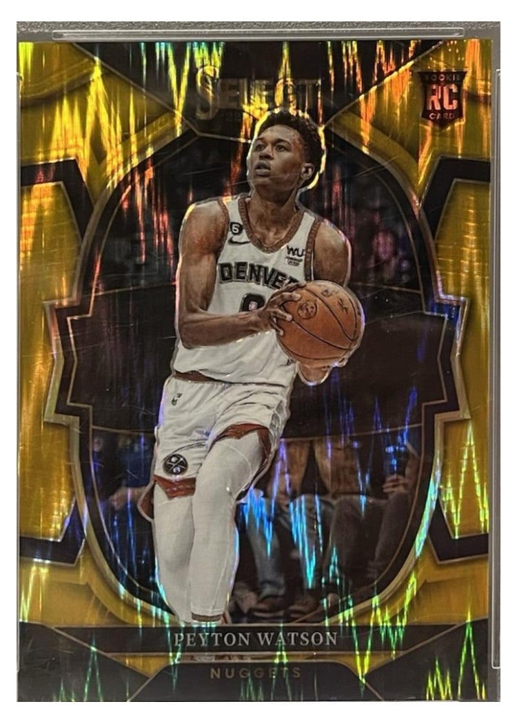 2022-23 Panini Select Base Set Peyton Watson #74 card