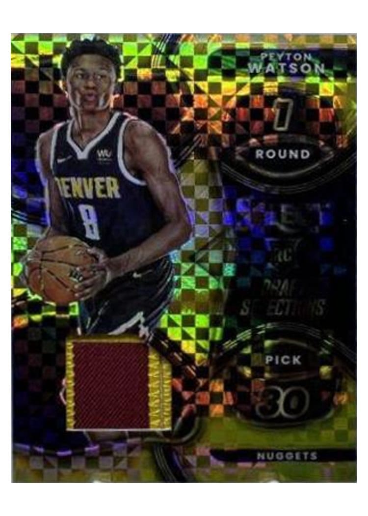 2022-23 Panini Select Base Set Peyton Watson #74 card