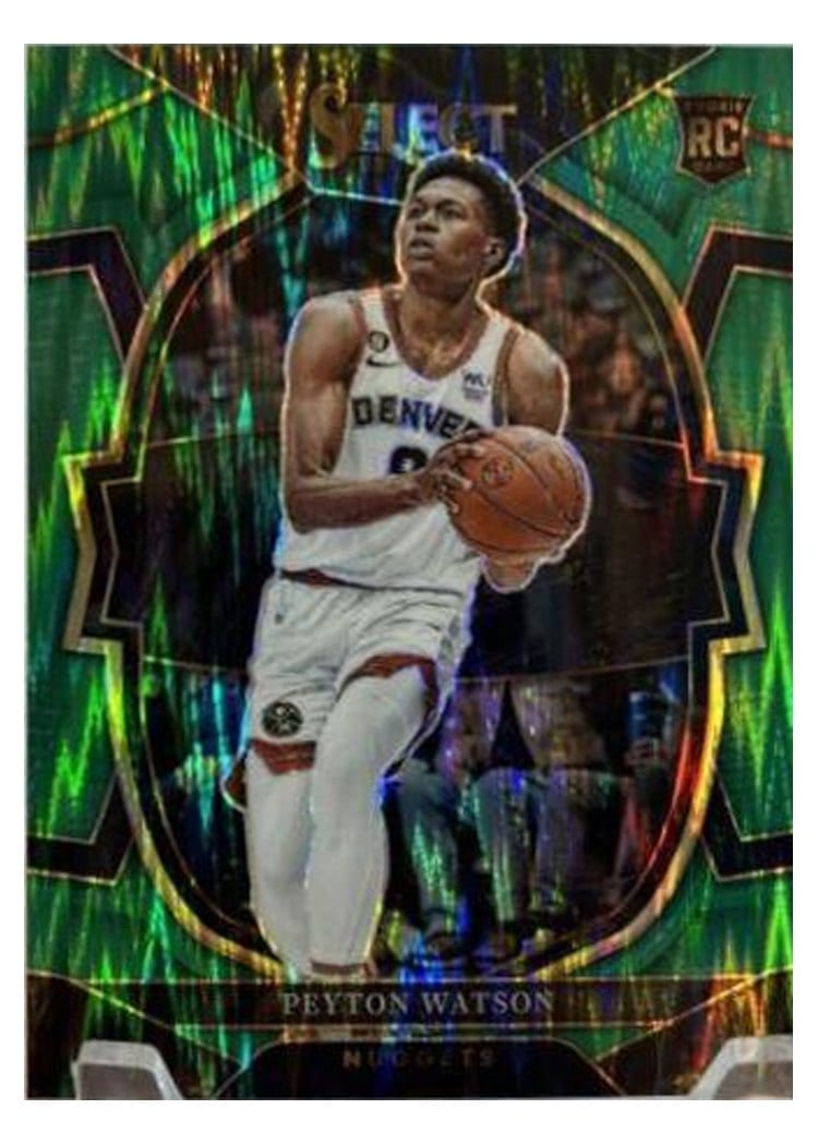 2022-23 Panini Select Base Set Peyton Watson #74 card
