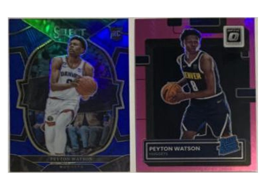 2022-23 Panini Select Base Set Peyton Watson #74 card
