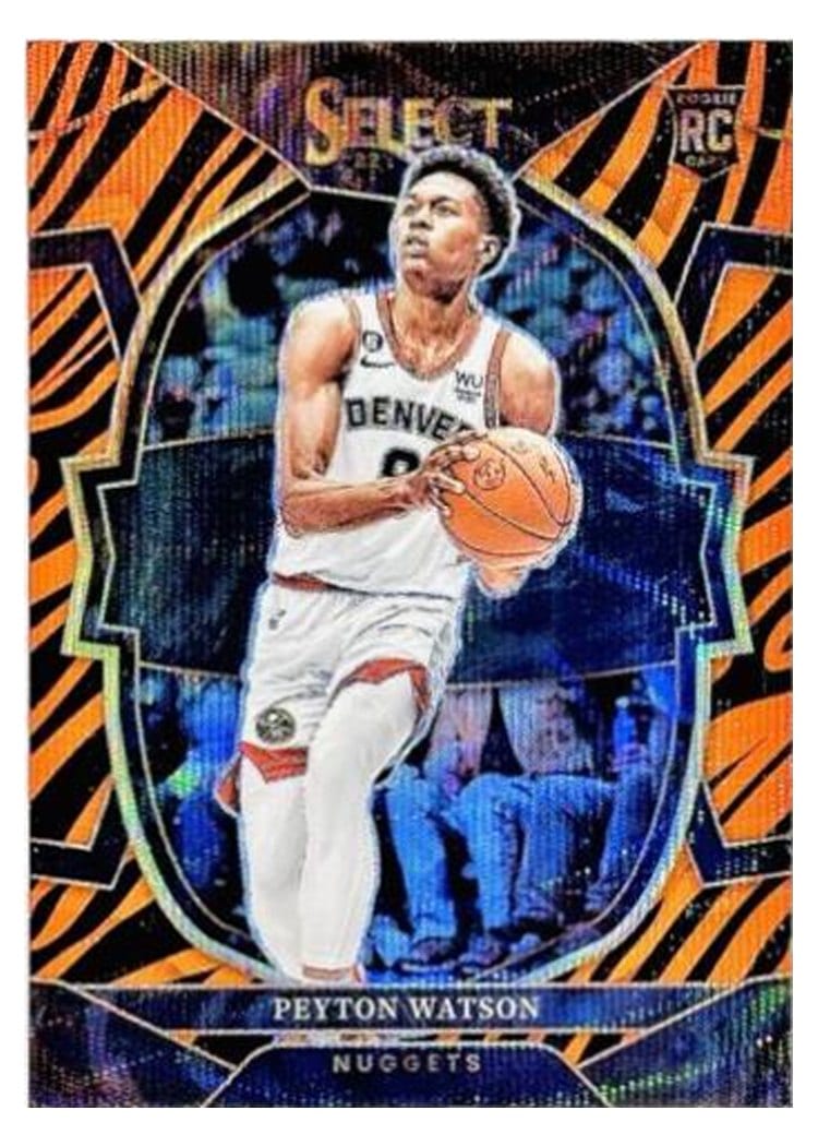 2022-23 Panini Select Base Set Peyton Watson #74 card