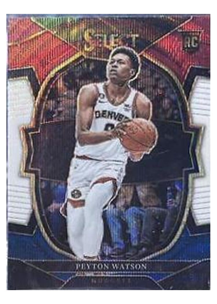 2022-23 Panini Select Base Set Peyton Watson #74 card