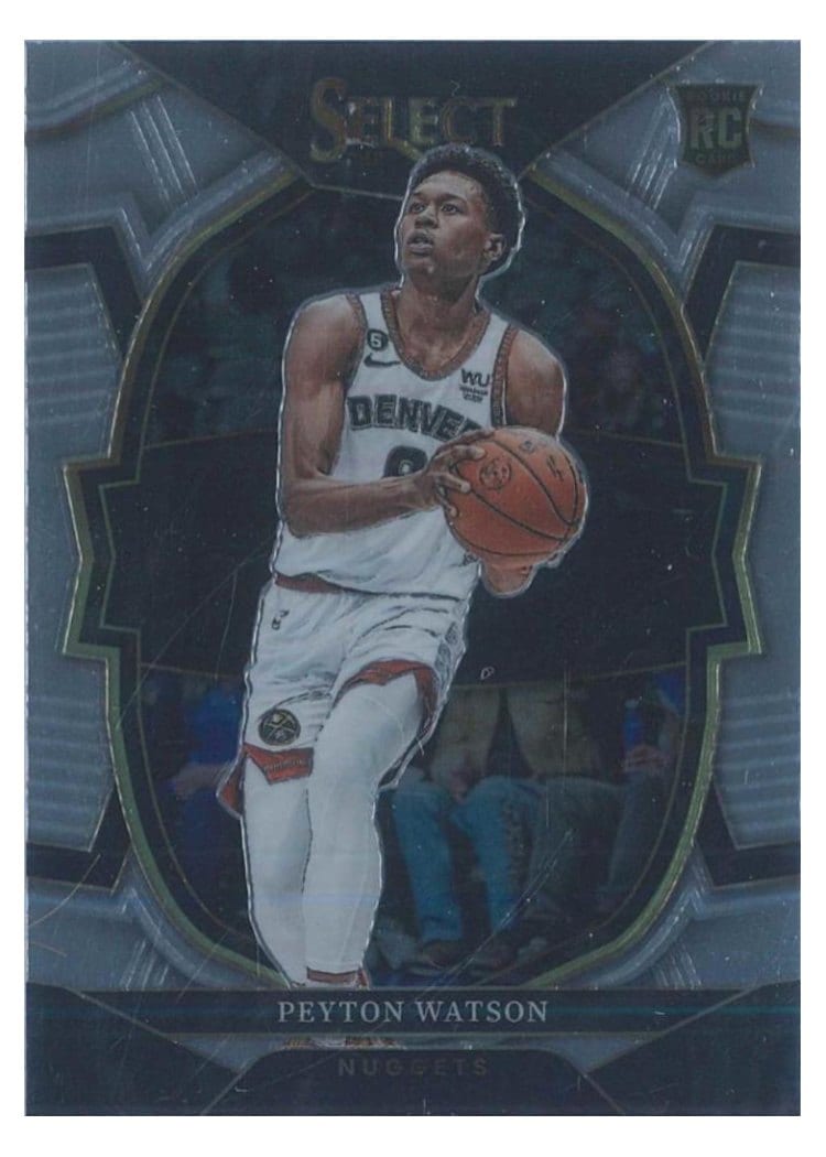 2022-23 Panini Select Base Set Peyton Watson #74 card