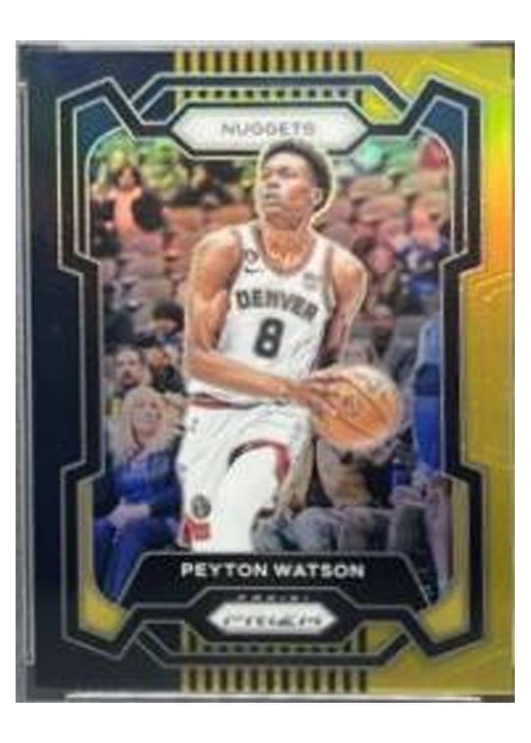 2023-24 Panini Prizm Base Set Peyton Watson #247 card