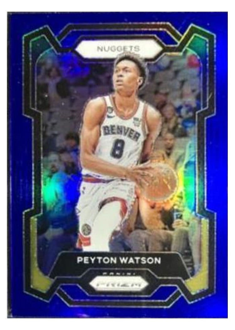 2023-24 Panini Prizm Base Set Peyton Watson #247 card