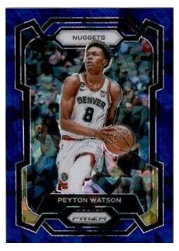 2023-24 Panini Prizm Base Set Peyton Watson #247 card