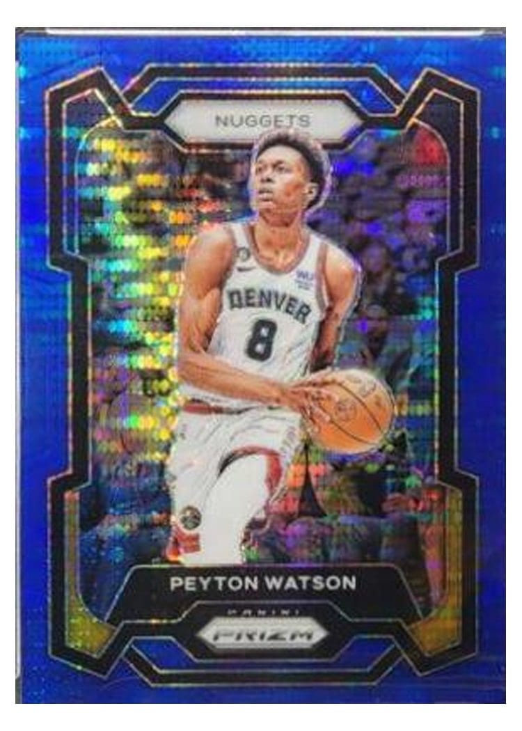 2023-24 Panini Prizm Base Set Peyton Watson #247 card