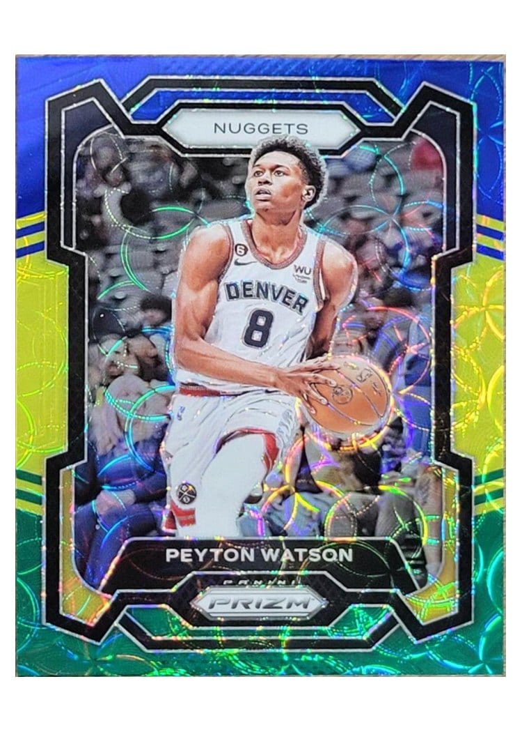2023-24 Panini Prizm Base Set Peyton Watson #247 card