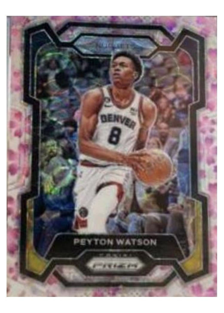2023-24 Panini Prizm Base Set Peyton Watson #247 card