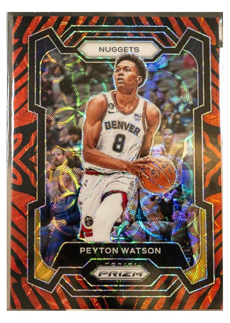 2023-24 Panini Prizm Base Set Peyton Watson #247 card
