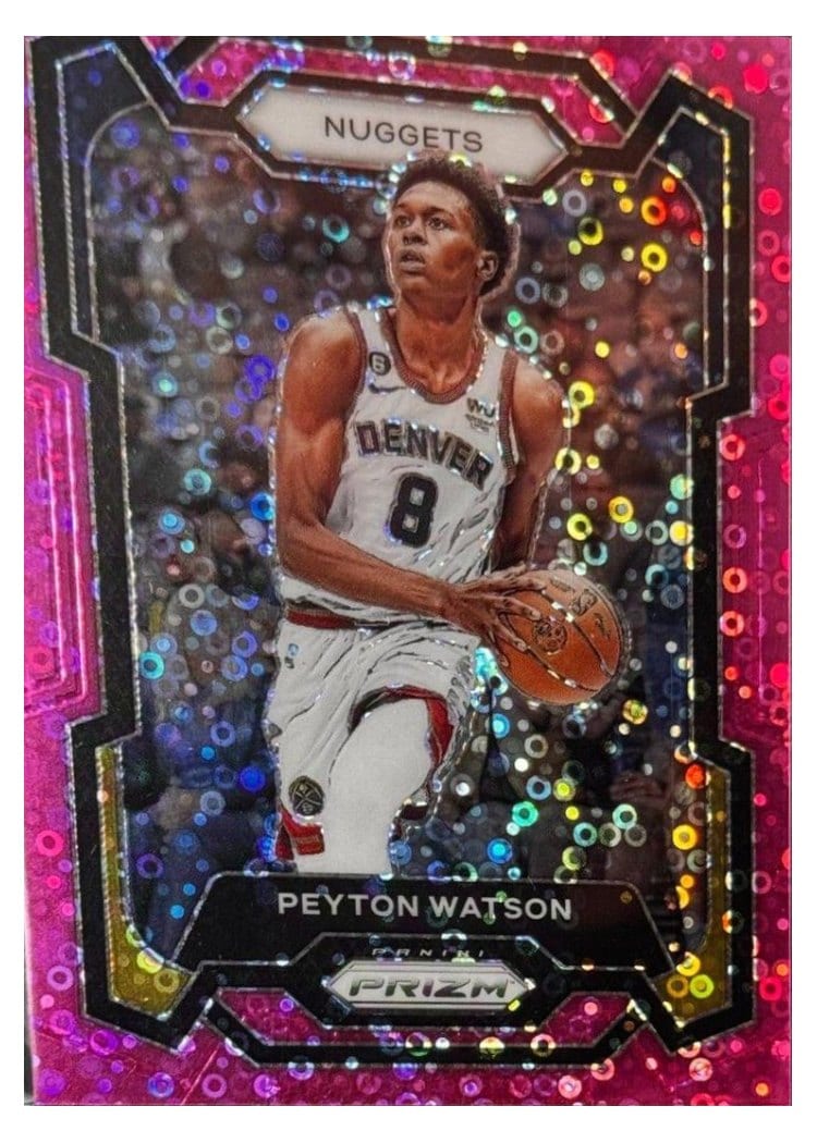 2023-24 Panini Prizm Base Set Peyton Watson #247 card