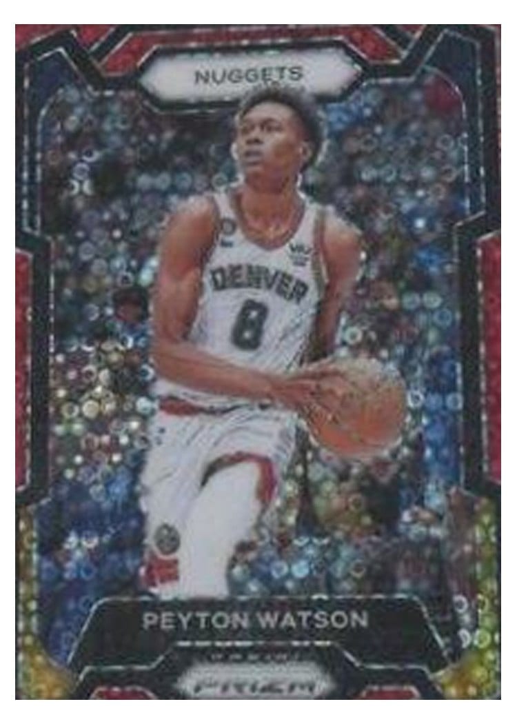 2023-24 Panini Prizm Base Set Peyton Watson #247 card