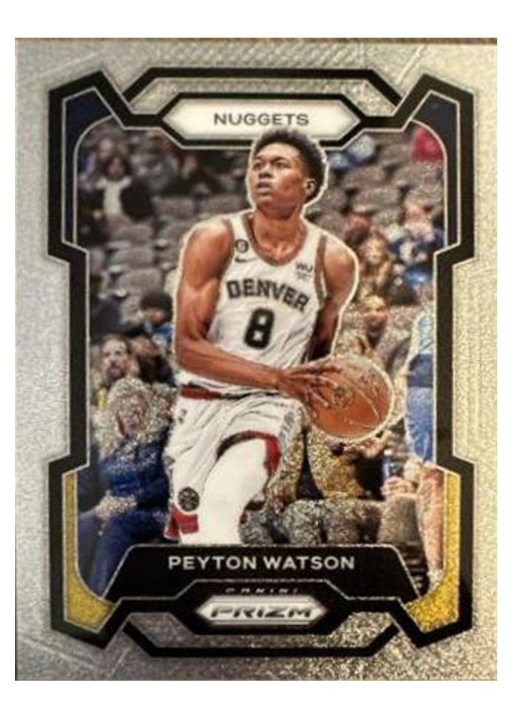 2023-24 Panini Prizm Base Set Peyton Watson #247 card