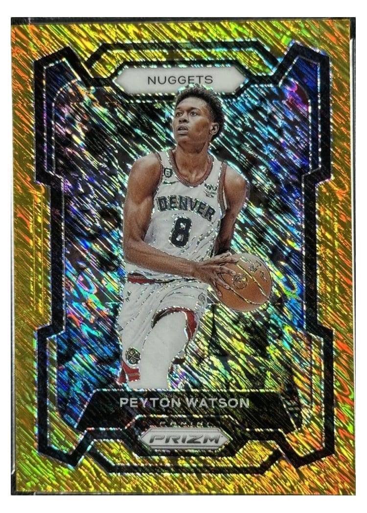 2023-24 Panini Prizm Base Set Peyton Watson #247 card
