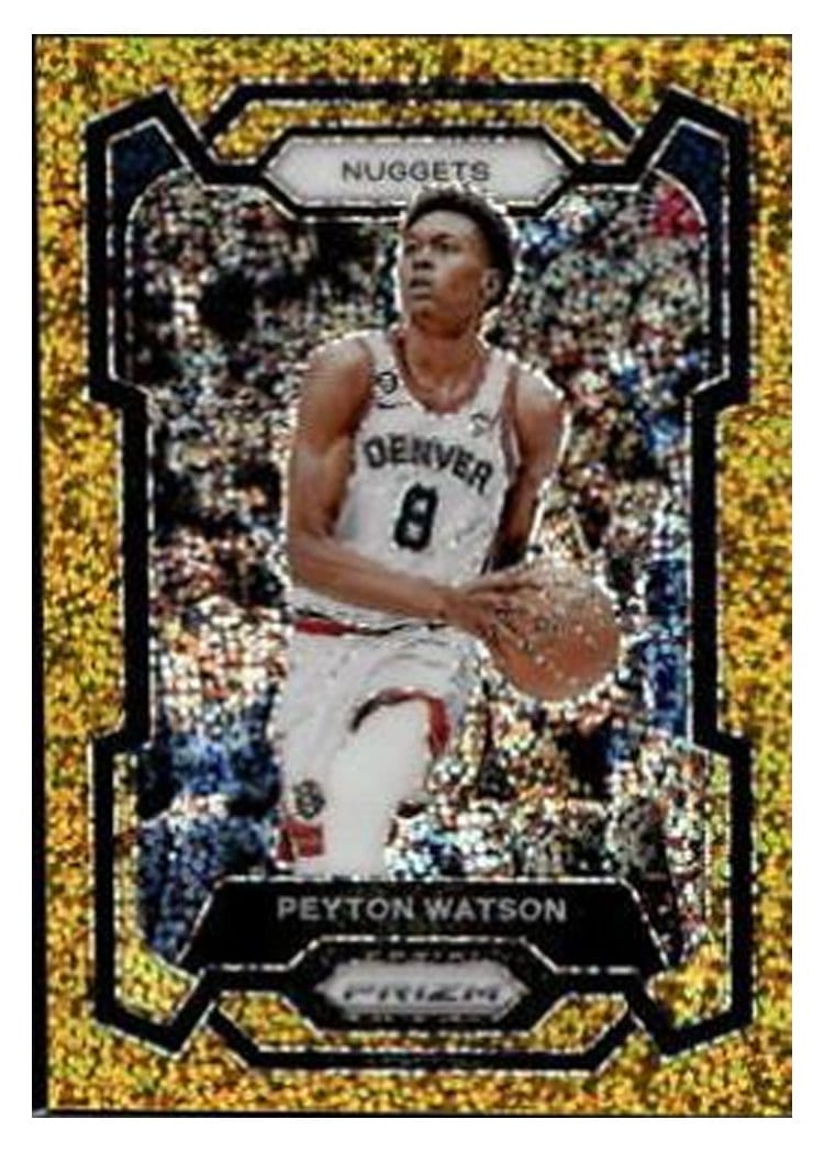 2023-24 Panini Prizm Base Set Peyton Watson #247 card