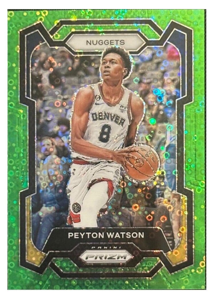 2023-24 Panini Prizm Base Set Peyton Watson #247 card