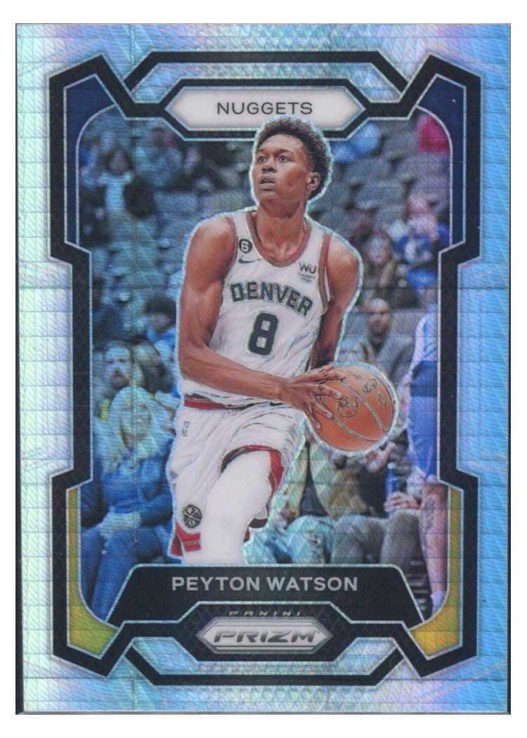 2023-24 Panini Prizm Base Set Peyton Watson #247 card