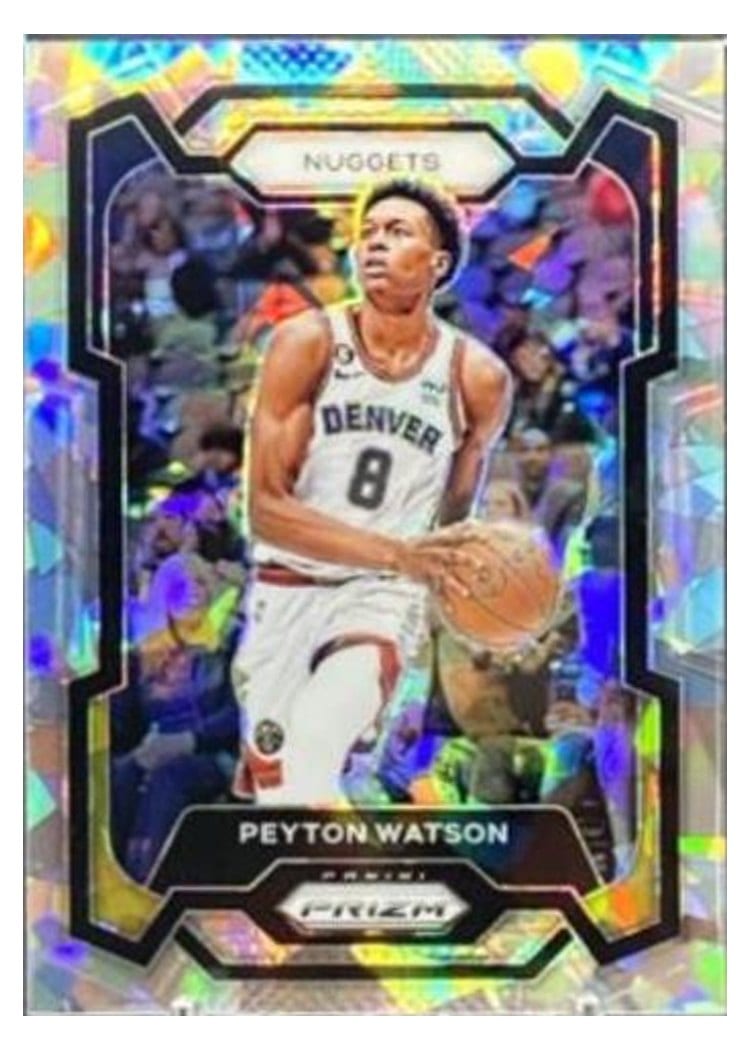 2023-24 Panini Prizm Base Set Peyton Watson #247 card