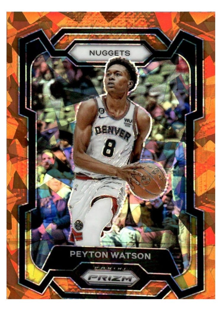 2023-24 Panini Prizm Base Set Peyton Watson #247 card