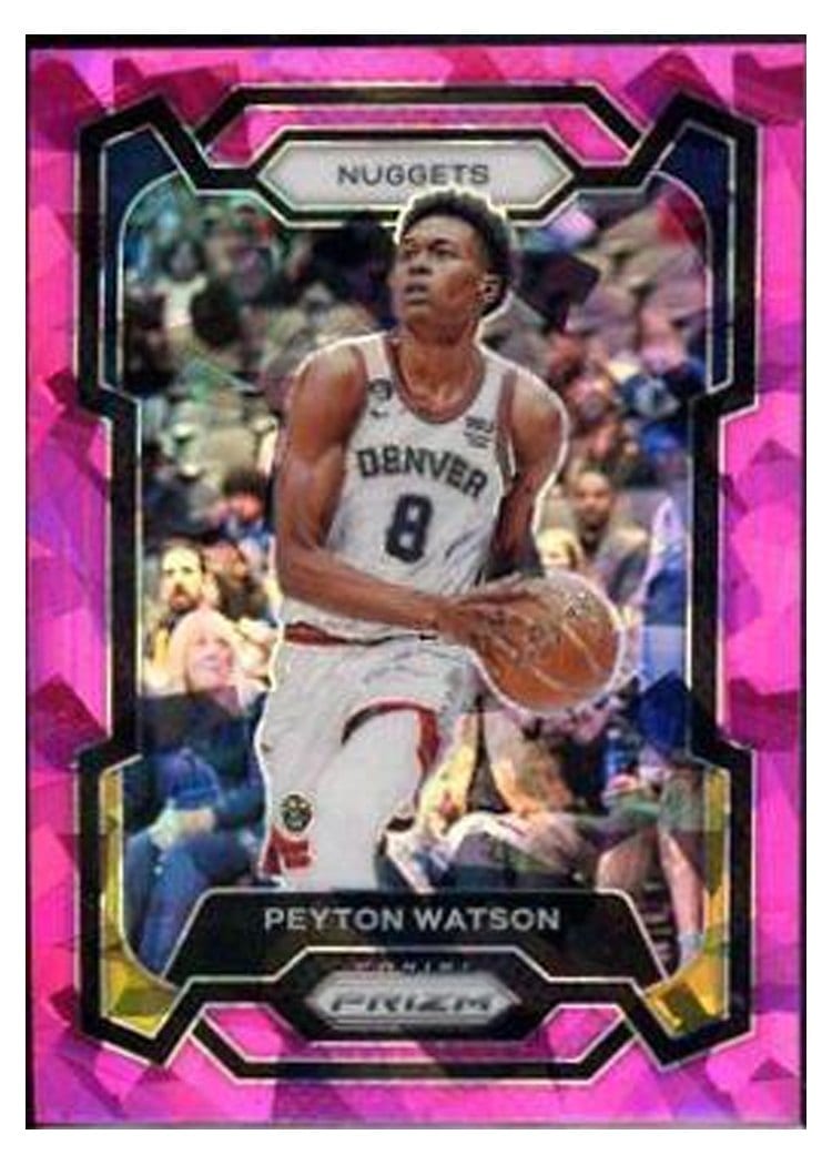 2023-24 Panini Prizm Base Set Peyton Watson #247 card