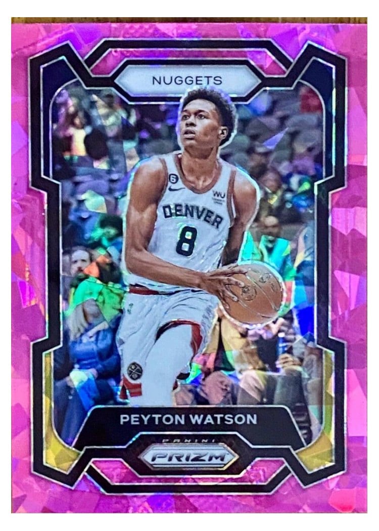 2023-24 Panini Prizm Base Set Peyton Watson #247 card