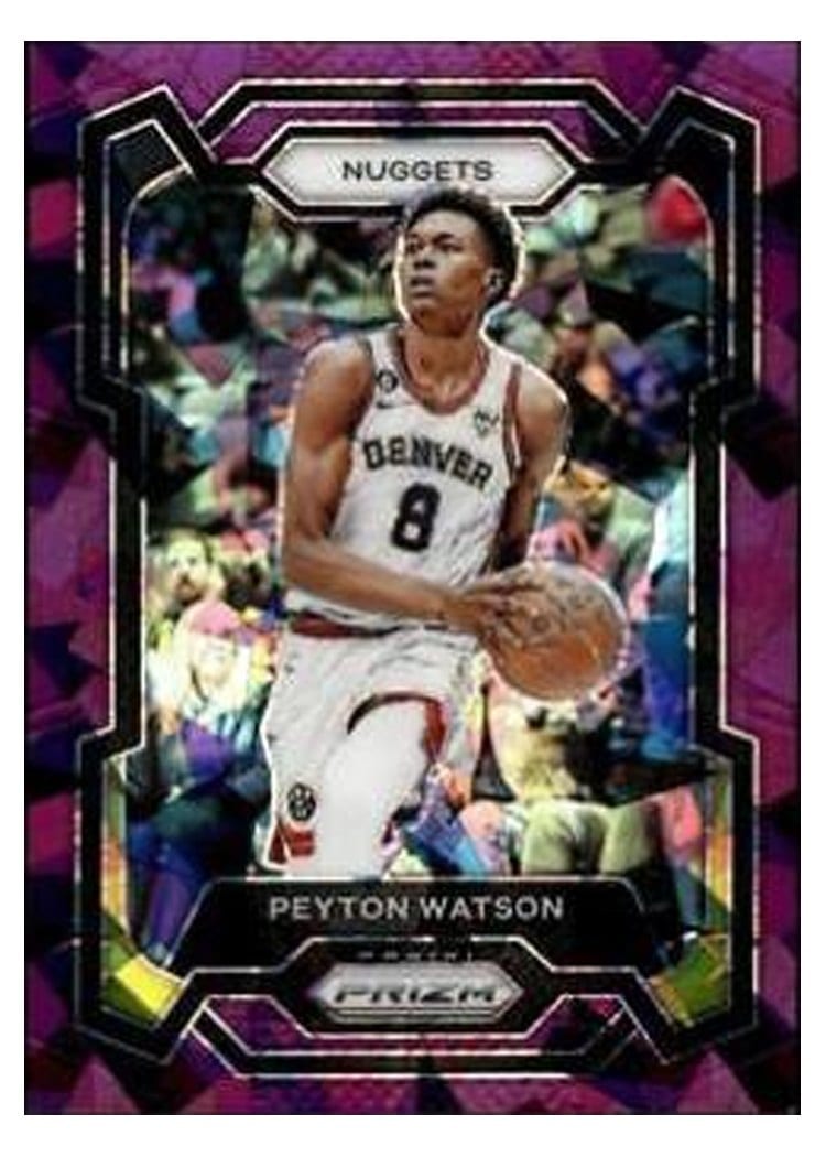 2023-24 Panini Prizm Base Set Peyton Watson #247 card