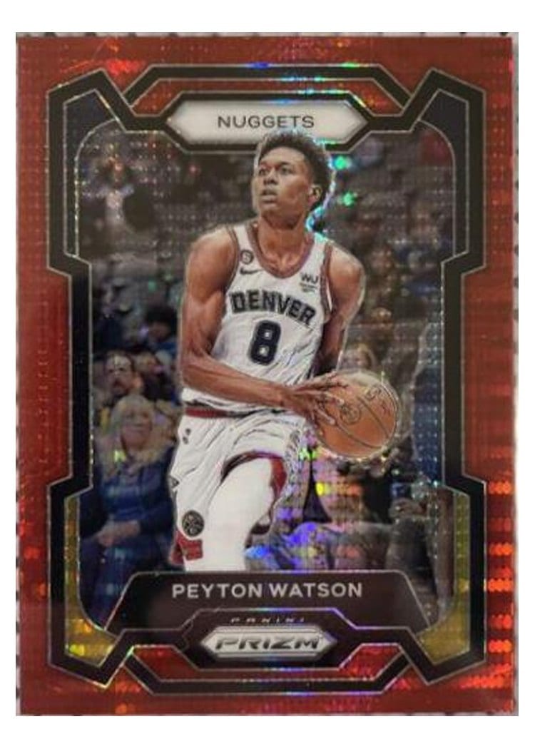 2023-24 Panini Prizm Base Set Peyton Watson #247 card