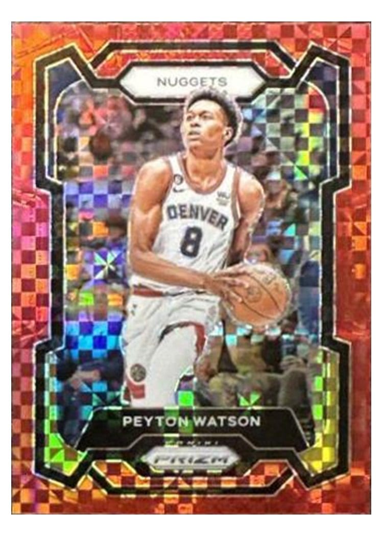 2023-24 Panini Prizm Base Set Peyton Watson #247 card