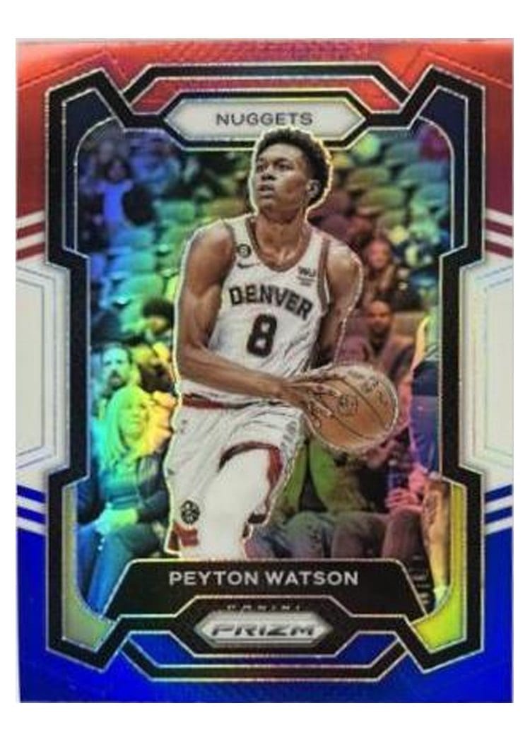 2023-24 Panini Prizm Base Set Peyton Watson #247 card