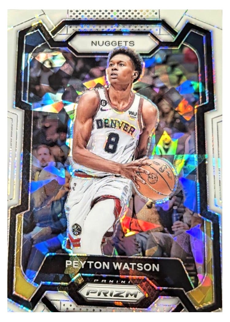 2023-24 Panini Prizm Base Set Peyton Watson #247 card
