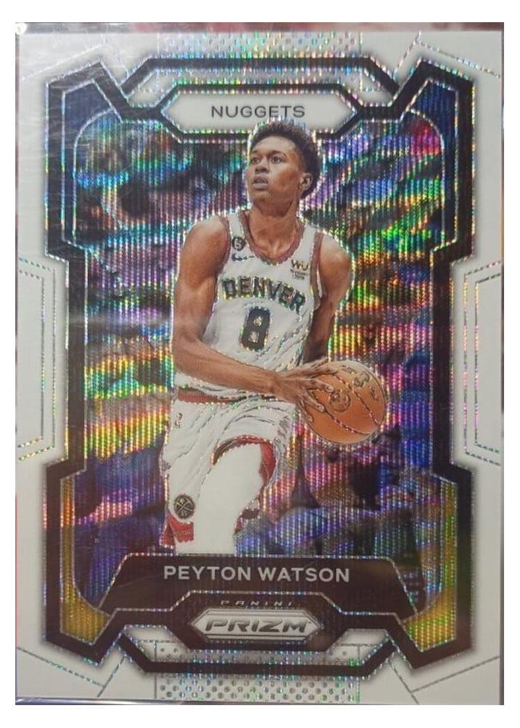 2023-24 Panini Prizm Base Set Peyton Watson #247 card