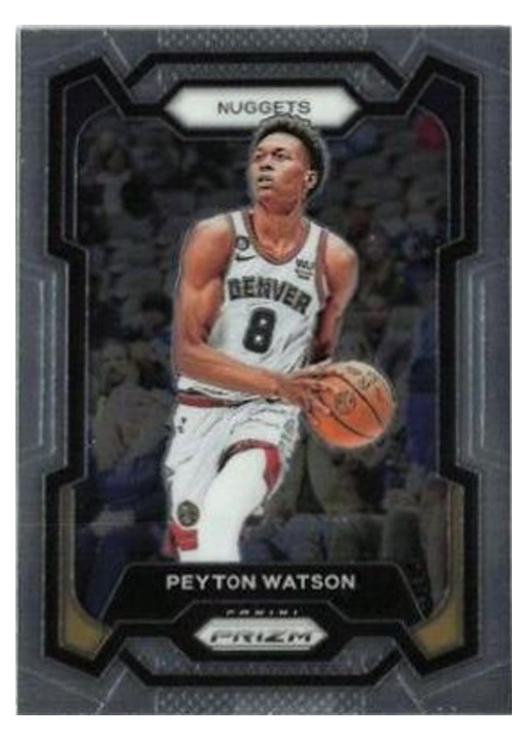 2023-24 Panini Prizm Base Set Peyton Watson #247 card