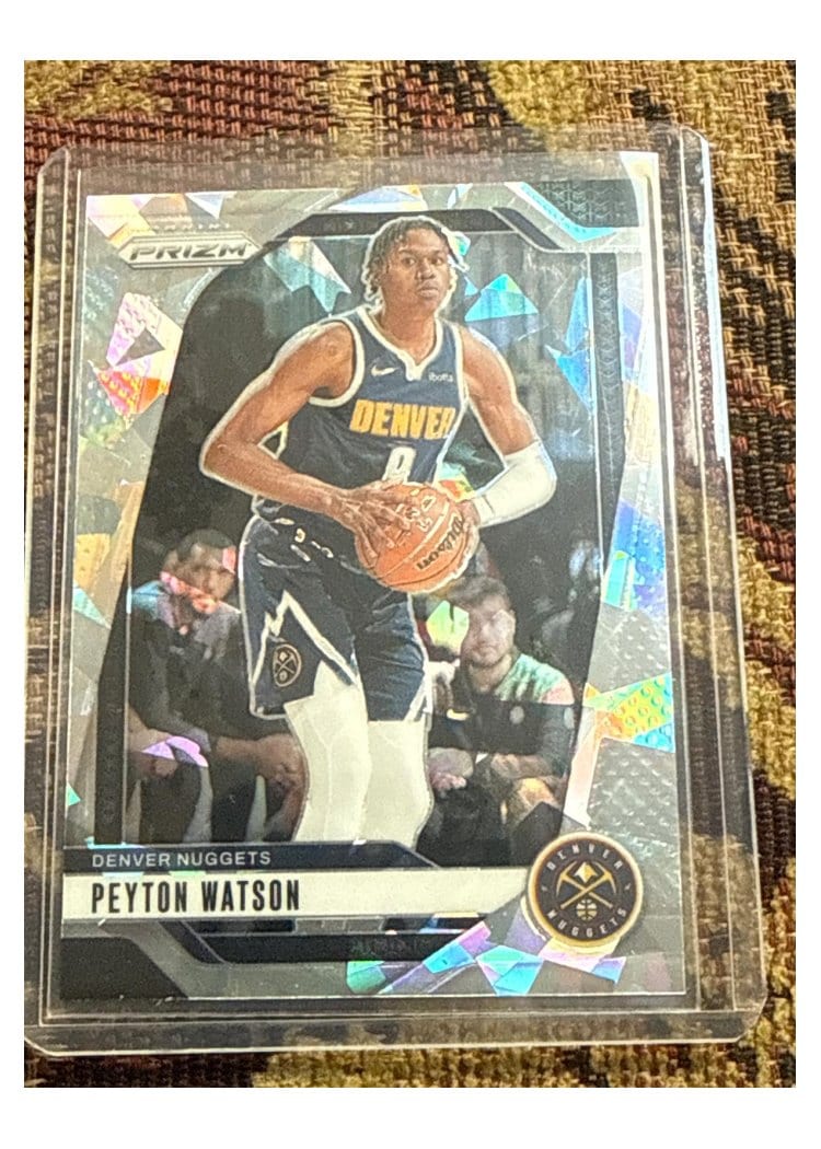 2024-25 Panini Prizm Base Set Peyton Watson #133 card