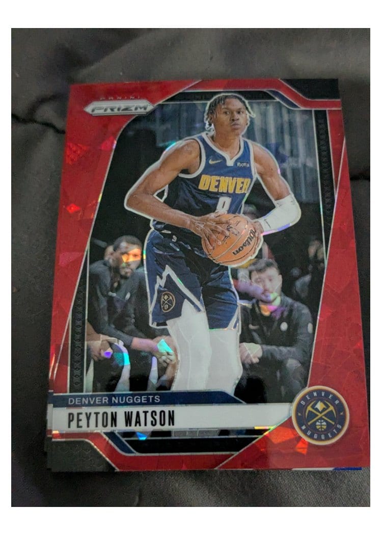 2024-25 Panini Prizm Base Set Peyton Watson #133 card