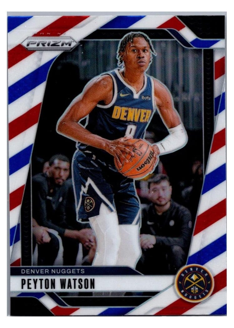 2024-25 Panini Prizm Base Set Peyton Watson #133 card