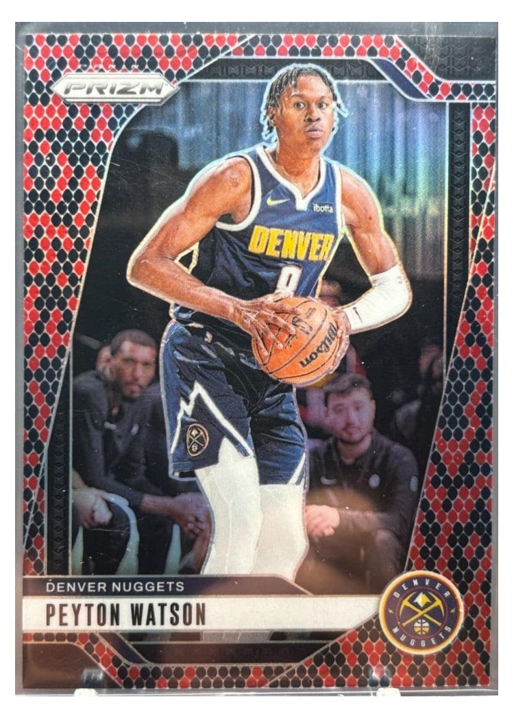 2024-25 Panini Prizm Base Set Peyton Watson #133 card