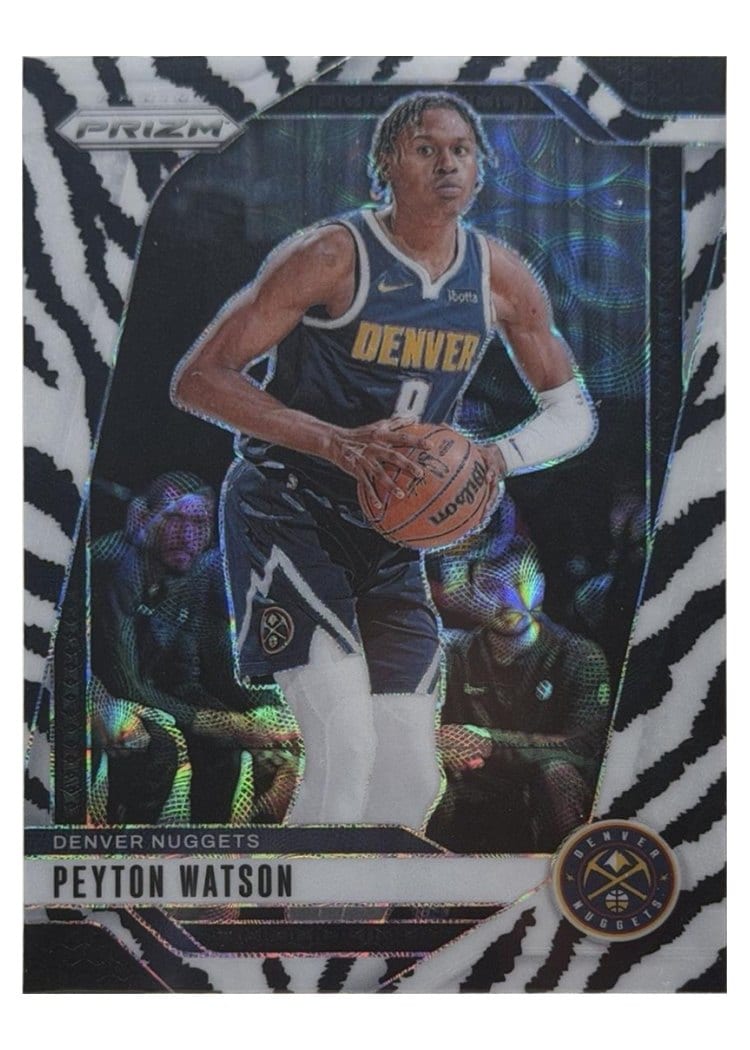 2024-25 Panini Prizm Base Set Peyton Watson #133 card