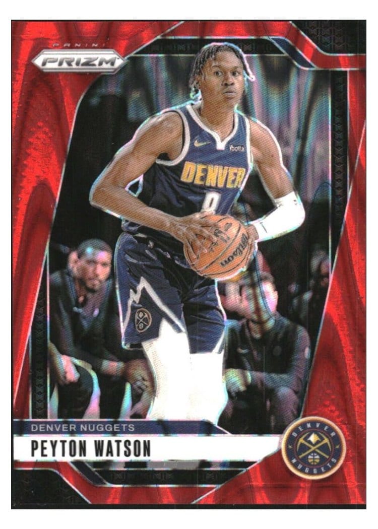 2024-25 Panini Prizm Base Set Peyton Watson #133 card