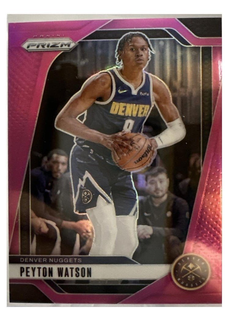 2024-25 Panini Prizm Base Set Peyton Watson #133 card