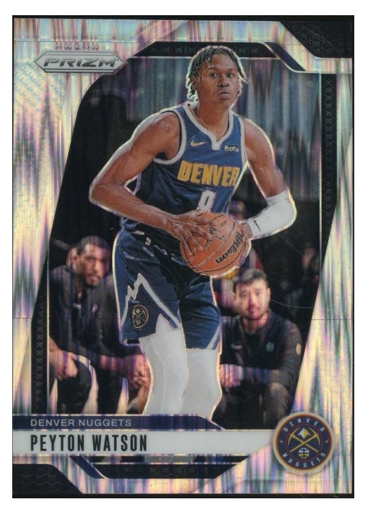 2024-25 Panini Prizm Base Set Peyton Watson #133 card