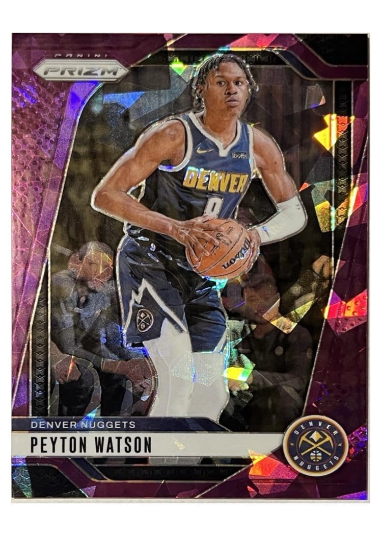 2024-25 Panini Prizm Base Set Peyton Watson #133 card