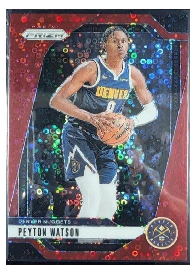 2024-25 Panini Prizm Base Set Peyton Watson #133 card
