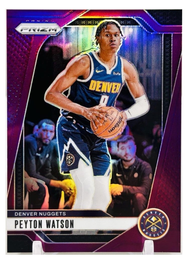 2024-25 Panini Prizm Base Set Peyton Watson #133 card