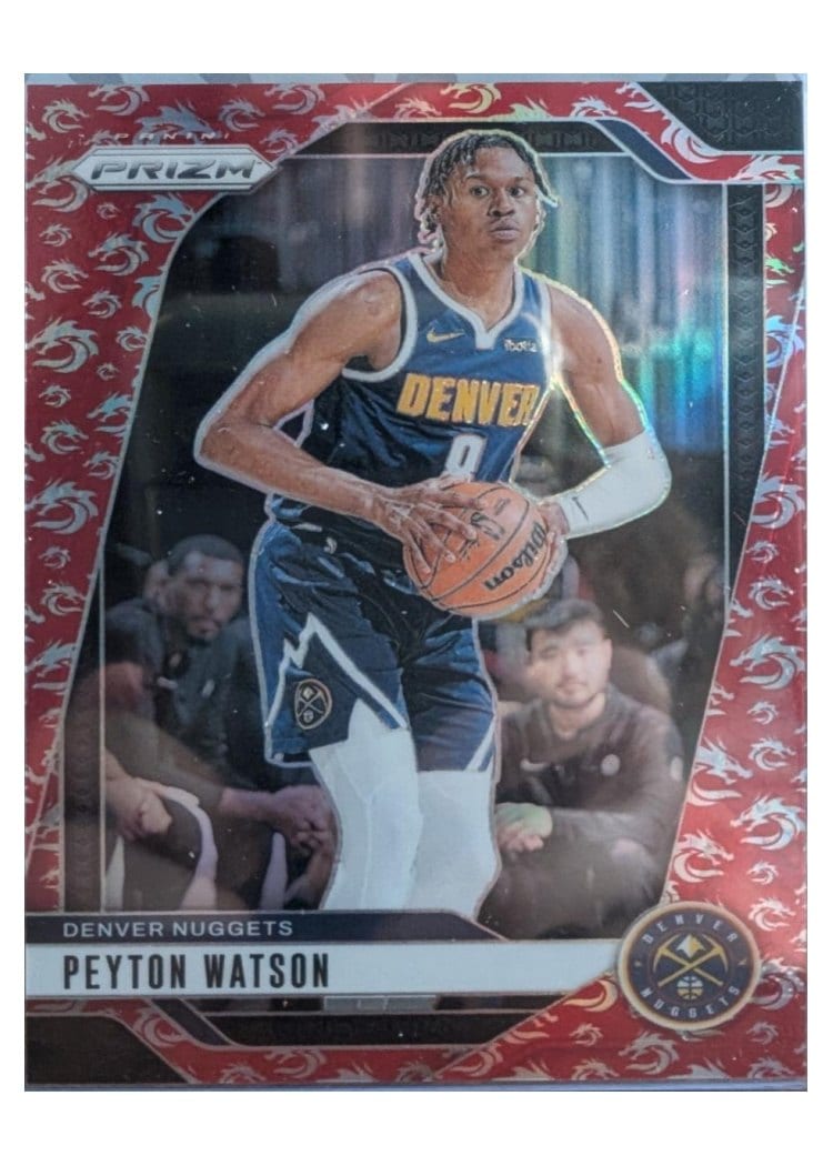 2024-25 Panini Prizm Base Set Peyton Watson #133 card