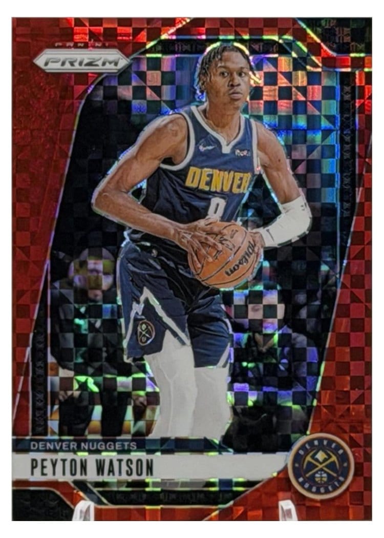2024-25 Panini Prizm Base Set Peyton Watson #133 card