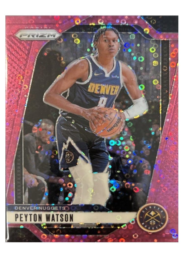 2024-25 Panini Prizm Base Set Peyton Watson #133 card