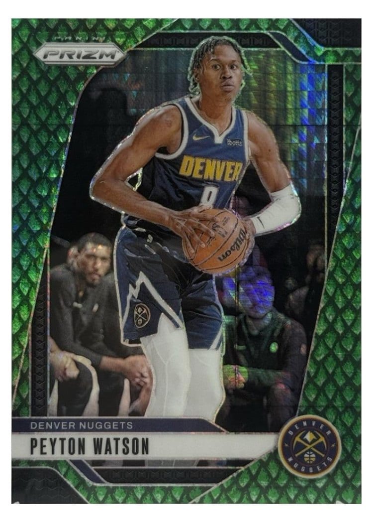 2024-25 Panini Prizm Base Set Peyton Watson #133 card