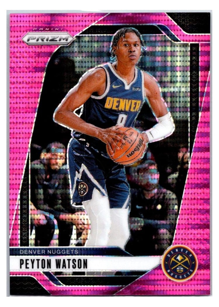 2024-25 Panini Prizm Base Set Peyton Watson #133 card