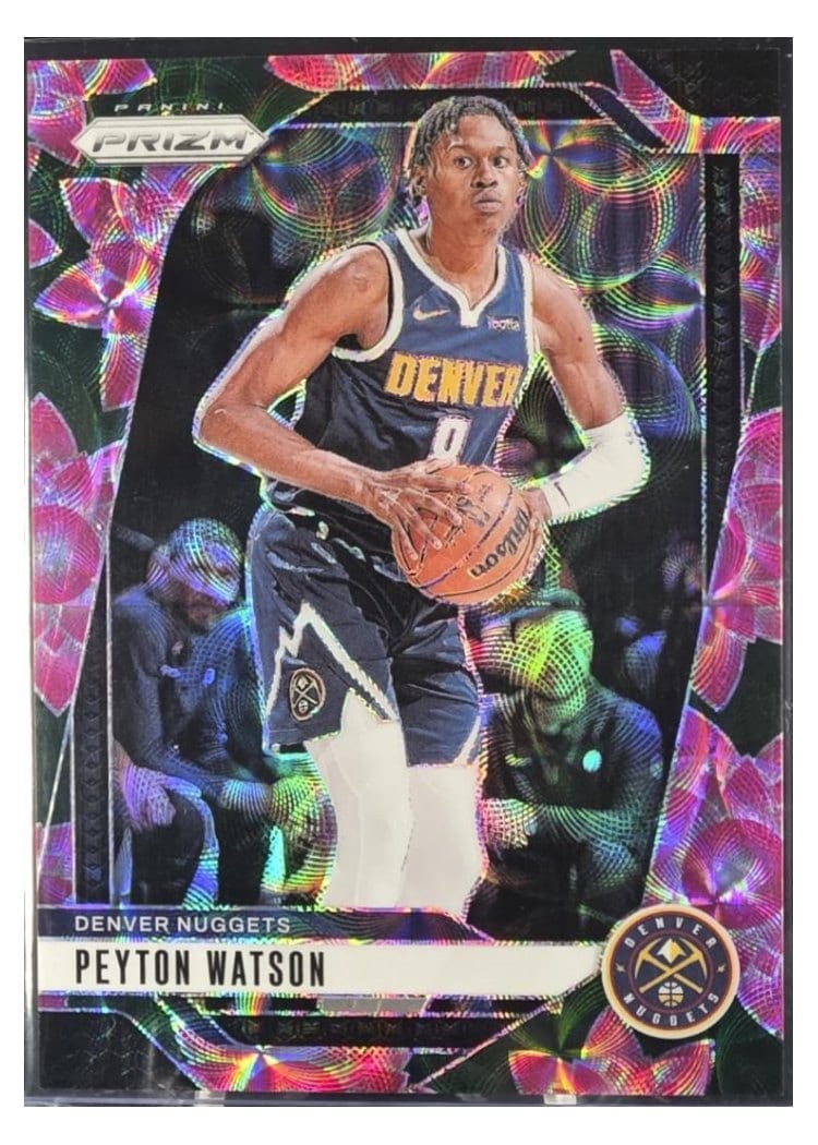 2024-25 Panini Prizm Base Set Peyton Watson #133 card