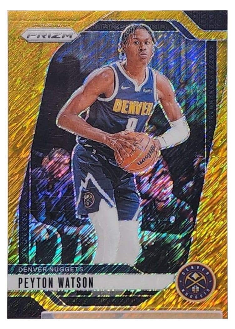 2024-25 Panini Prizm Base Set Peyton Watson #133 card